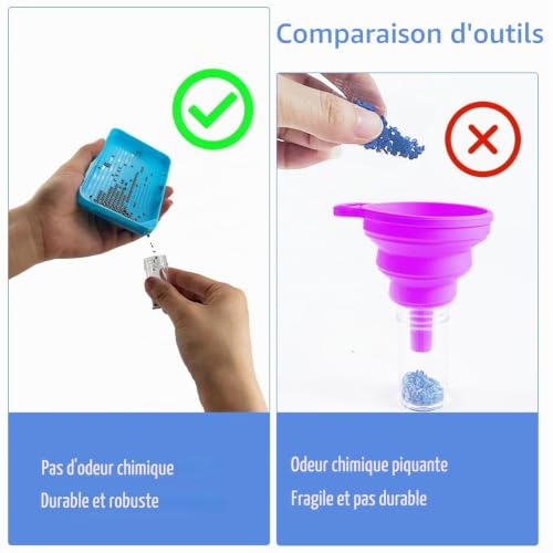 Boîtes de rangement pour peinture diamant artisanat bijoux perles strass