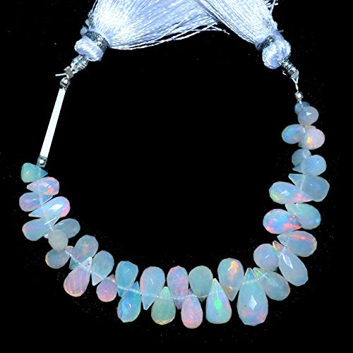 Ethiopian Welo Fire Opal perles naturelles gouttes facettées pierre semi-précieuse vrac