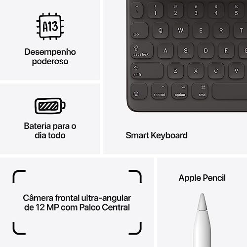Apple iPad Wi-Fi de 10,2 polegadas (Wi-Fi, 64 GB) - Prateado