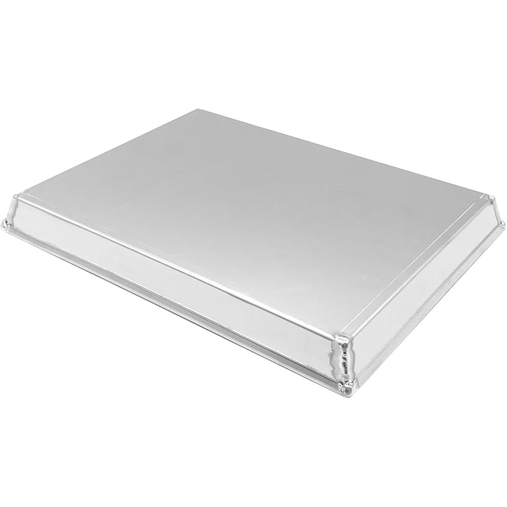 Set 2 Teglie per forno Rettangolare Pizza Lasagna Arrosti pasticceria 45x35x3 cm in Alluminio Puro 99,5% Professionale Made in Italy Alta Conducibilità Termica Ideale in Cucina Casalinga Ristorazione