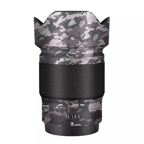 Film Nikon Z 35 mm F1.8S autocollant camouflage champ pour photo nature