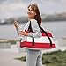 Austrian flag Print Travel Companion Duffle Bag Weekender Bag Sport Gym Bag for Women Men
