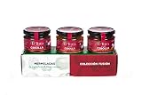 Pack de tres unidades; este producto es exquisito para acompañar todo tipo de caza, carnes, pescados (sobre todo una ensalada de ventresca de atún), tortillas y postres (con nata y arroz con leche)también para es exquisita para desayunar