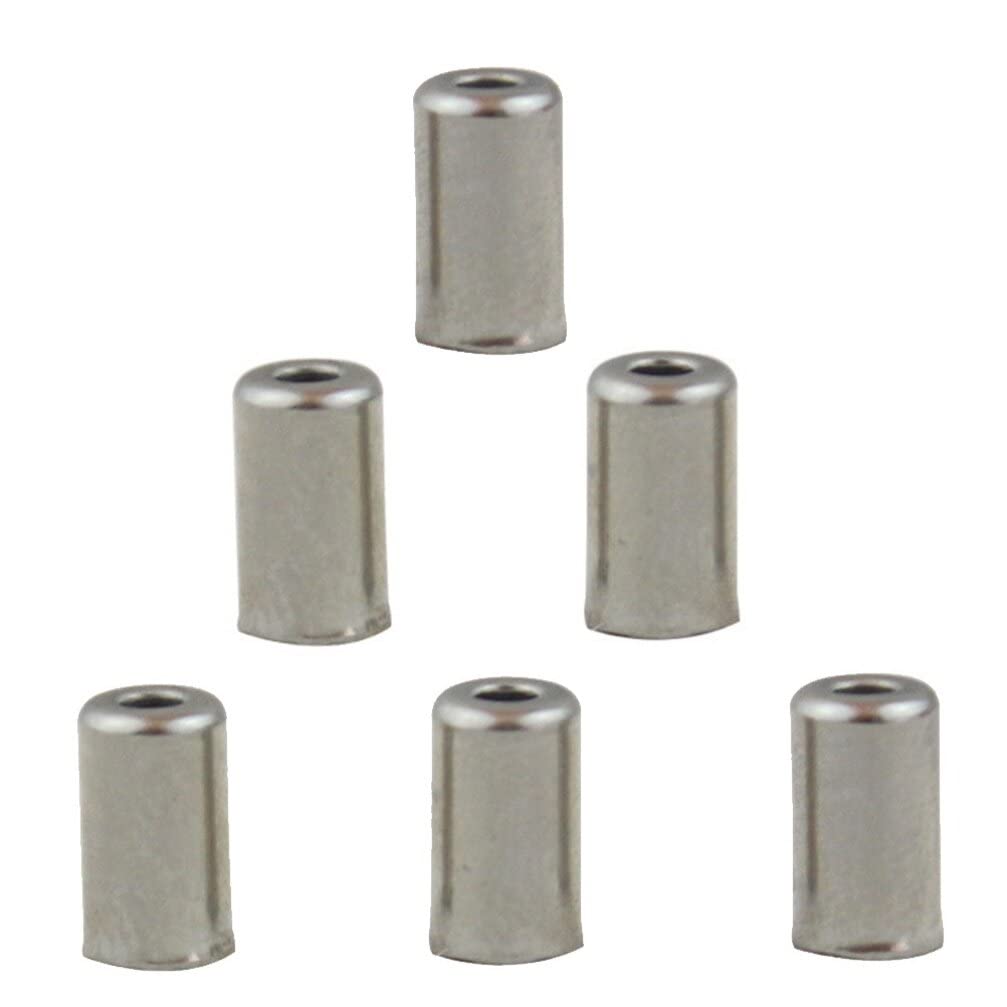 LIOOBO 100pcs Cable Tips Caps Bike Brake Ends Caps Wire Cable for Bike Brake End Tip Caps Gear Crimps Tip Ferrule