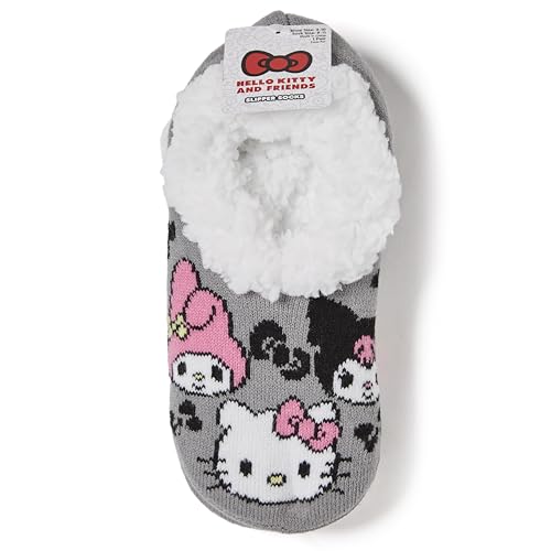 Hello Kitty Women's Friends Teddy Fur Slipper Socks2