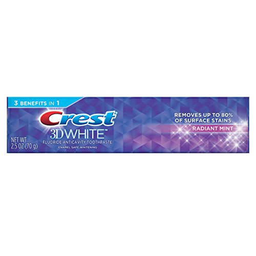 Crest 3D White Radiant Mint Toothpaste, 2.5 Oz