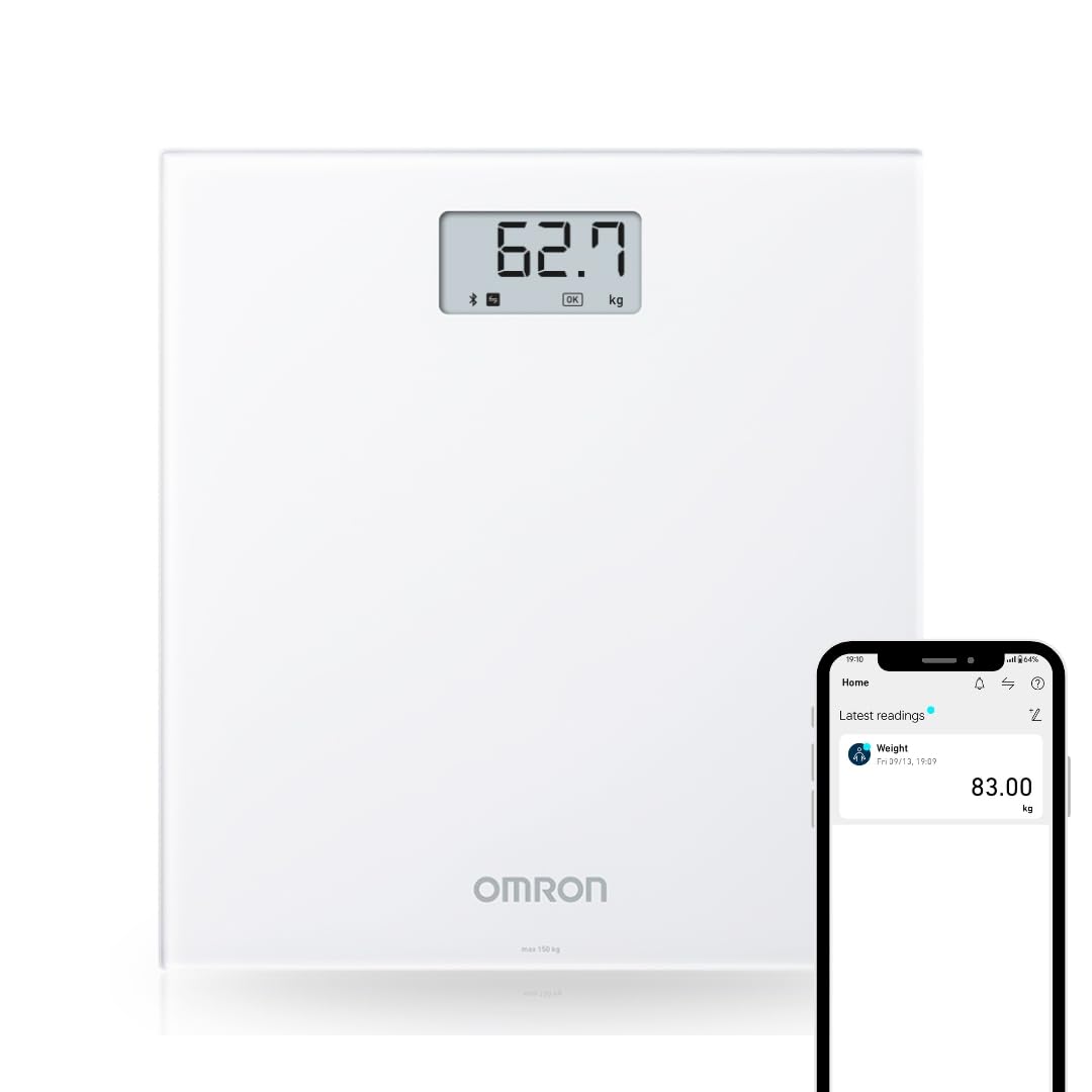 Omron HN 300T Ultra Thin Bluetooth Enabled Automatic Personal Digital Weight Scale (B09ZY23DXJ) Amazon Price History, Amazon Price Tracker