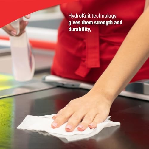 WypAll® GeneralClean™ X50 Cleaning Cloths, Jumbo Roll (35015), Strong for Extended Use, White (1100 Sheets/Roll, 1 Rolls/Case, 1,100 Sheets/Case) - Thumbnail 7