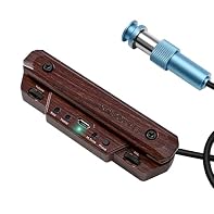1、【Rechargeable Active Guitar Pickup】Acoustic guitar soundhole pickup system widely applicable for acoustic guitar.Perfectly integrating microphone and magnetic pickup system restore the layers of guitar sound and clearer details.Last 100 hours on a ...