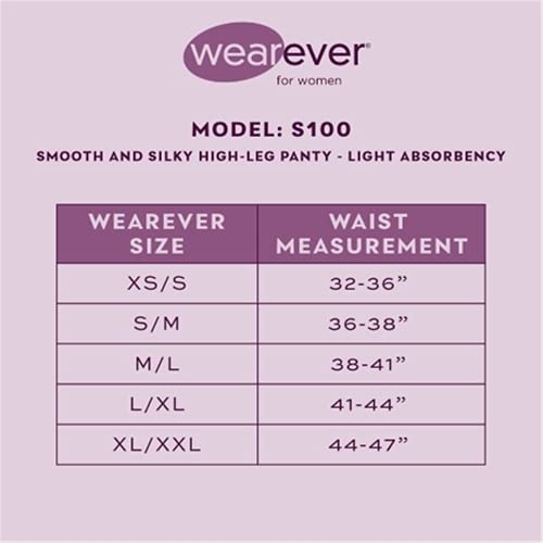 Wearever 3-Pack Women's Assorted Smooth And Silky - Light Absorbency (0.25 Cup) - Reusable Incontinence Panties L/Xl (Fits Hip Sizes: 41-44") #TOP5