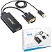Produktbild VGA zu HDMI Konverter 1080P VGA auf HDMI Adapter mit USB Kabel für Audio Übertragung und Stromversorgung für PC, Monitor, Projektor, HDTV
