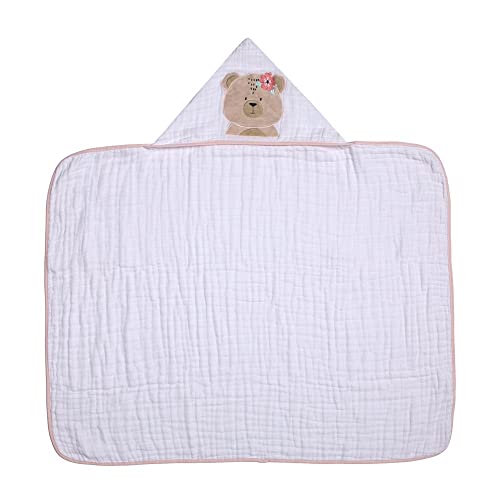 Papi Textil Toalha De Banho Soft Papi Friends C/Capuz Bord. 90Cm X 75Cm Contem 01 Un