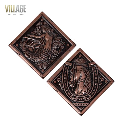 Resident Evil Village House Crest Set Of 4 Medallions Replica Set – Limited Edition Collectible Merchandise - 3