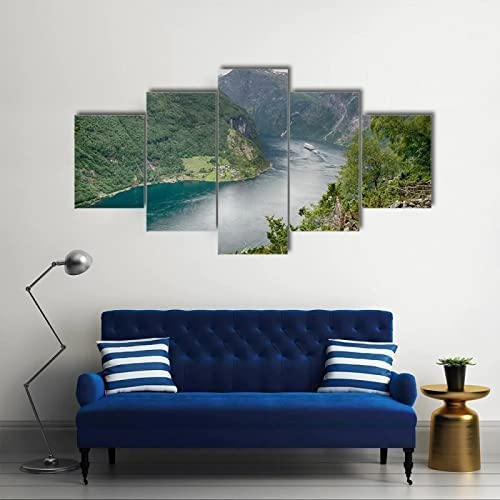 Affiche de photo d'art fjord pour une évasion quotidienne à la maison