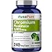 Chromium Picolinate 1000mcg 240 Veggie Capsules (Non-GMO & Gluten Free) - Support Weight Management, Cardiovascular Function, Sugar Metabolism