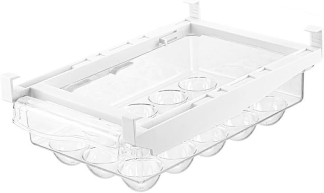 Fridge Egg Organizer Drawer Type Refrigerator Storage Box for Eggs with Rack for Kitchen Countertops Freezers Durable and Versatile