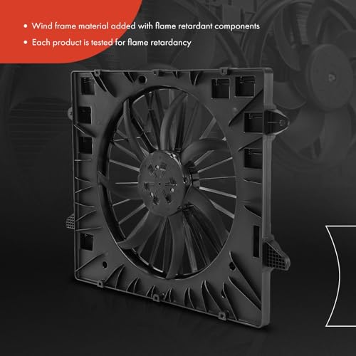 A-Premium Engine Radiator Cooling Fan Assembly with Brushless Motor Compatible with Select Chevrolet & Buick Models - Traverse 2018-2020, Enclave 2018-2020 - Replace# 23182042 by A-Premium - Used condition - Image 3