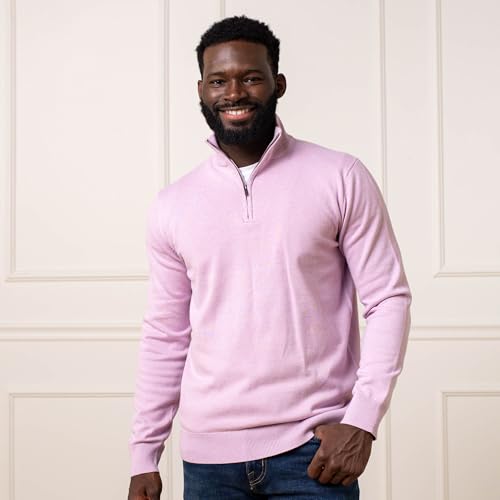 Image of Hope & Henry Men's Half Zip Pullover Sweater