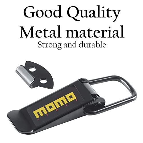 Image of OTOROYS Car Bumper Security Hook Lock Clips Kit Quick Release Fasteners TRD Bumper Clips for Car Bumpers, Fenders, Trunk and Hatch Lids Compatible with All Cars (Set of 2) (MOMO)