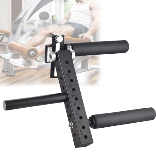 XRSMOU Verstellbare Beinstreck- Und Beugemaschine, Fitnessgeräte, Kniebeugenständer-Aufsatz, Für Muskeltraining (1.6cm)