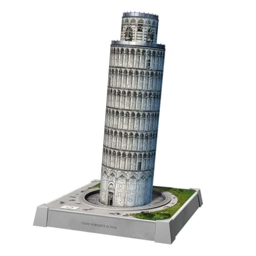 Ravensburger - Puzzle 3D Iconics La Torre Pendente Led | Puzzle 3D Per Adulti E Bambini A Partire Dagli 8 Anni | Modellismo Da Costruire Adulti Di 216 Pezzi | Regalo Bambino 8 Anni E Più - 4