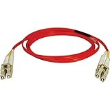 Tripp Lite Duplex Multimode 62.5/125 Fiber Patch Cable (LC/LC) - Red, 2M (6-ft.)(N320-02M-RD)