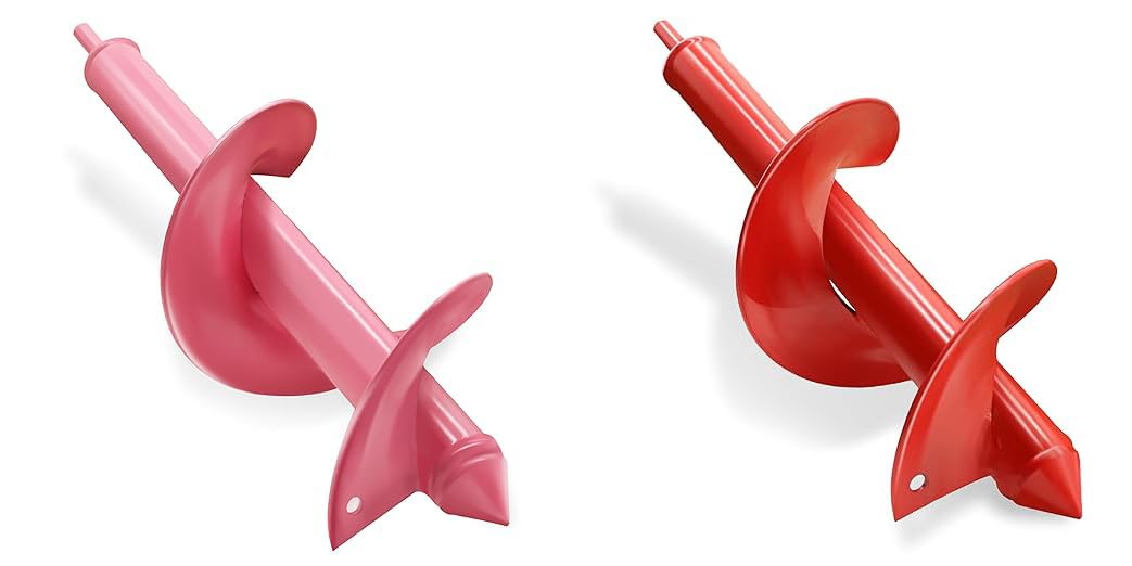 TCBWFY 4"x12" Auger Drill Bit for Planting Digging Holes,4x12 Inch Auger Drill Bit for Planting - Heavy Duty Garden Tools Auger Drill Bit for Planting Bulbs, Flowers, and Trees