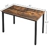 Amazon.com - HOOBRO Dining Table, Rectangular Kitchen Table, Computer ...