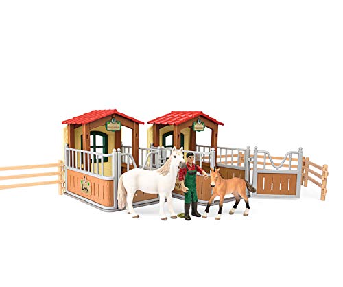 SCHLEICH 72116 – Farm World – Besuch im Offenstall - 4
