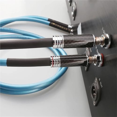 Cable de audio RCAA HiFi 0.5m carbono miniatura 5