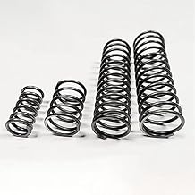 5PCS, Spring Steel Compressed Spring, Wire Diameter 0.9mm, Outer Diameter 19mm, Free Length 60-100 mm, 0.9x19x60-100 mm, Y Type Compression Springs Length Length 90mm