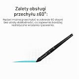 HUION Pen bez baterii PW517 Kompatybilny z ekranem rysikowym Kamvas 13 i Kamvas Pro 24