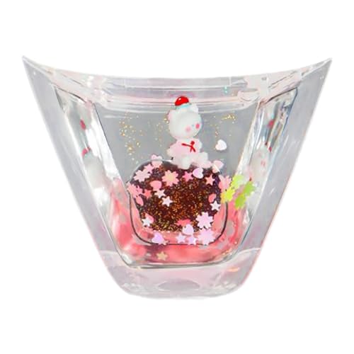 Mqetly Clear Pink Steering Wheel Decor