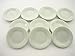 10x25 mm White Round Plate Dish Ceramic Kitchenware Dollhouse Miniature 10851