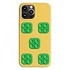 OCTOBUDDY Classic mini - Silicone Suction Phone Case Adhesive Mounts - Hands-Free, Strong Grip Holder for Selfies and Videos - iPhone and Android Compatible - 6 x 1 x 1, Spade Green
