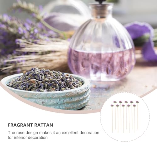 10 piezas de varillas de ratán aromaterapia con diseño miniatura 3