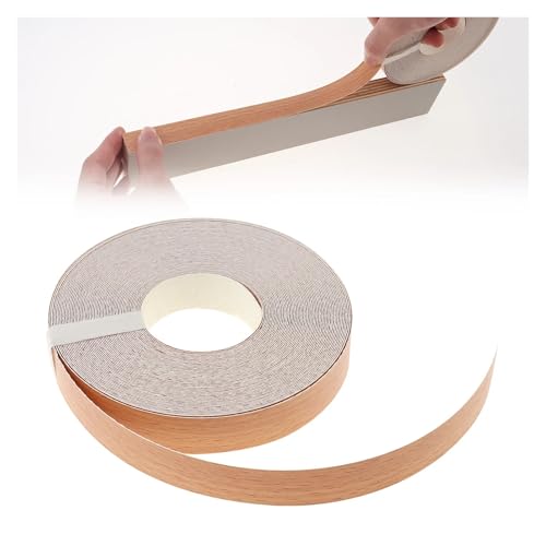 Cinta de chapa roble de 15M autoadhesiva color blanco para cantos 6