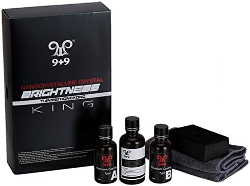 Malcam High Gloss Ceramic Car Coating Kit, Liquid Glass Nano Fluorine Plated Crystal Ceramic Auto Care (Pack of 3)