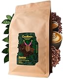 Santos | Kaffeebohnen 2500g - 100% Arabica aus Brasilien | für Espresso, Cappuccino oder kräftiger Filterakffee | Omni Roast | Klassicher Kaffee - der perfekte Einstieg in Speciality Coffee