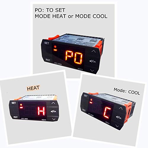 Thermostat tactile de -55℃ à 120℃ avec capteur étanche