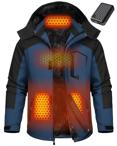 Mens Puffer Heated Jacket Graphene Electric Warming Men Christmas Luxury