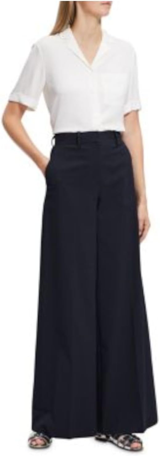 Theory Womens High-Waisted Seer Wide Trouser - Image 3
