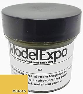 Model Shipways 1 Oz. Deck House Dark Buff - Model Expo Paint - Historic Marine Colors - MS4816