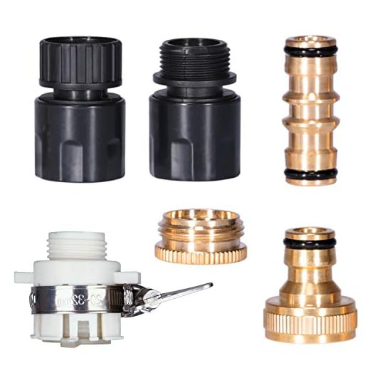 [Juego de 6] Conectores de Manguera Conexiones para Tubos Adaptador Universal Accesorios Adapter Conectores