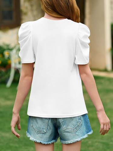 Image of Imily Bela Kids Girls Puff Short Sleeve T Shirts 5-14 Years