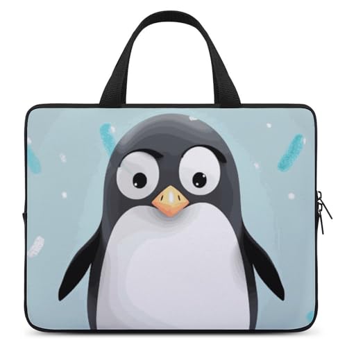 Housse de protection pour ordinateur portable 12 pouces motif pingouin