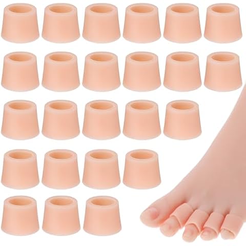 24Pcs Silicone Toe Caps for Pain Relief Cover