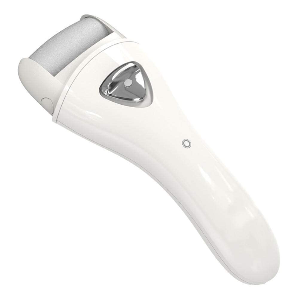Lima eléctrica para pies, removedor de Callos eléctrico USB, pedicura eléctrica con luz Led y 3 Rodillos para durezas y Callos