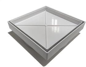 Ralo Oculto 15x15 Sifonado e com Tela Anti inseto - Branco