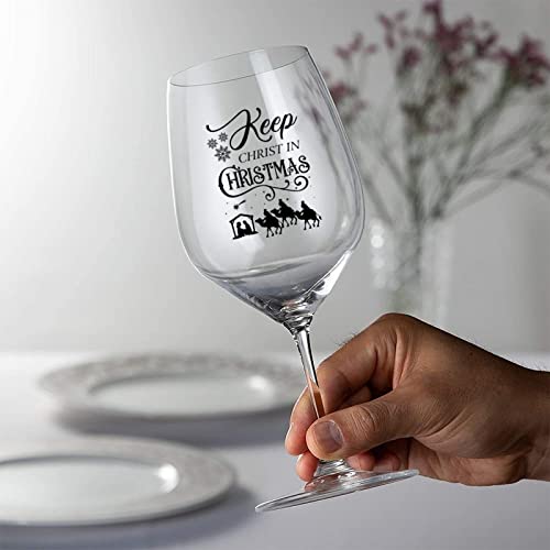 Verre à vin rouge de 500 ml pour vos tables de fêtes chrétiennes - 6